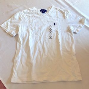 Ralph Lauren Polo Boys’ M (10-12) V-Neck Shirt
